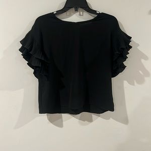 cute loose black top